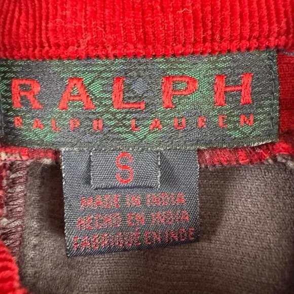 Vtg Y2K Ralph Lauren Colorful Corduroy Patchwork Quilted Vest Womens Sz S - Picture 2 of 5